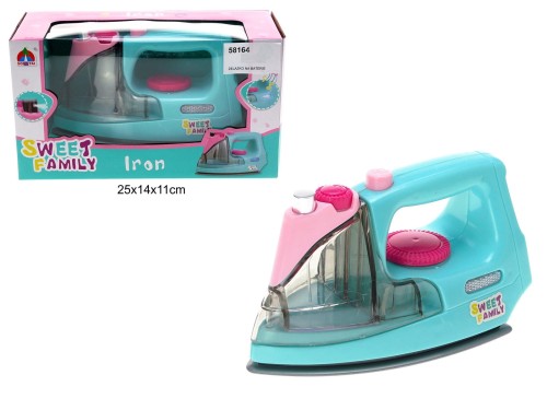 ŻELAZKO NA BATERIE ŚWIATŁO DŹWIĘK 58164