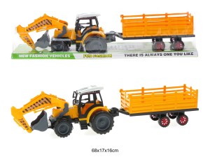 TRAKTOR Z PRZYCZEPĄ 88219