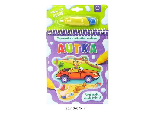 MALOWANKA Z PISAKIEM WODNYM AUTKA 62057