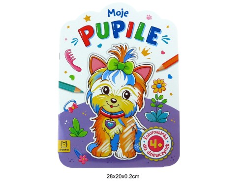 KOLOROWANKA DLA DZIEWCZYNEK MOJE PUPILE 62243