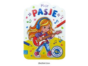 KOLOROWANKA DLA DZIEWCZYNEK MOJE PASJE 62244