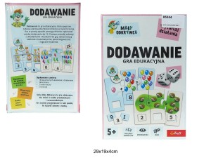 GRA DODAWANIE MAŁY ODKRYWCA 85244
