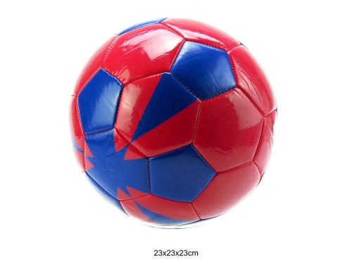 PIŁKA NOŻNA LASER CZERWONO NIEBIESKA 42234