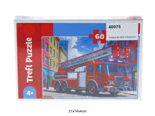 PUZZLE 60 WÓZ STRAŻACKI 40975