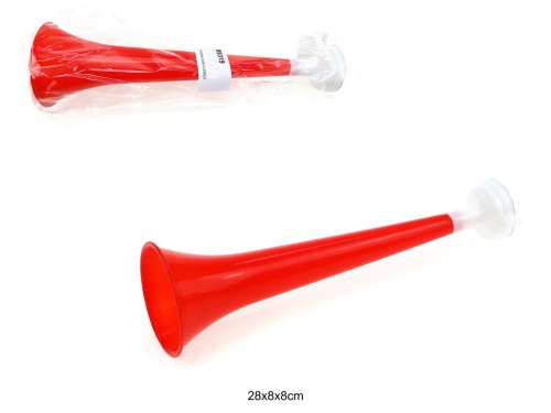 TRĄBKA KIBICA BIAŁO CZERWONA 09319