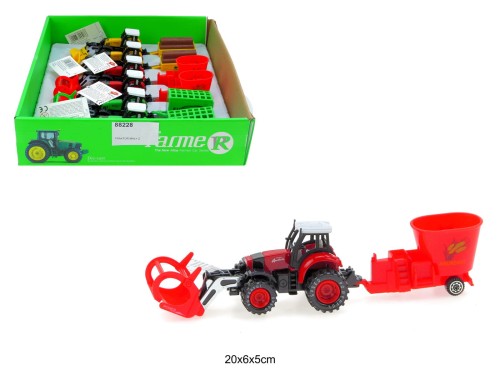 TRAKTOR MAŁY Z PRZYCZEPĄ /6 88228