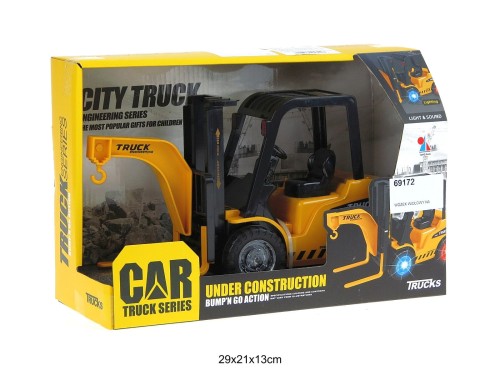 WÓZEK WIDŁOWY NA BATERIE ŚWIATŁO DŹWIĘK 69172