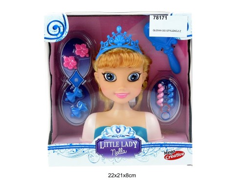 GŁOWA DO STYLIZACJI Z AKCESORIAMI 78171