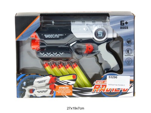 PISTOLET NA POCISKI Z PIANKI 53296
