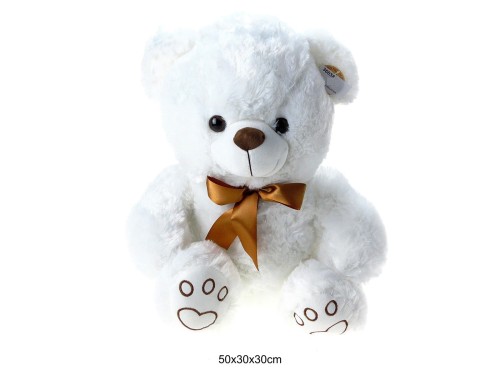 MIŚ BIAŁY Z BRĄZOWĄ KOKARDKĄ OLBRZYMI 36038