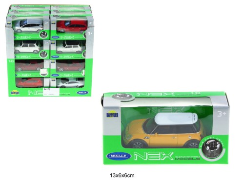 WELLY 1:43 MODELE ZAGRANICZNE MIX 64170