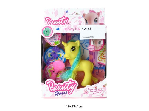 JEDNOROŻEC Z GRZEBIENIEM 3 KOLORY 12146