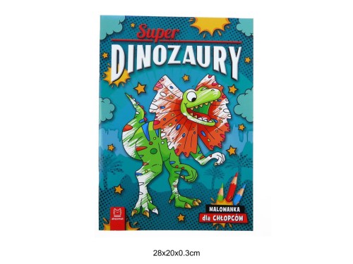 MALOWANKA SUPER DINOZAURY 84036