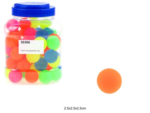 PIŁKA KAUCZUKOWA /60 30366