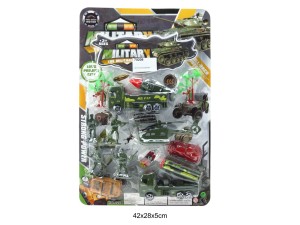 ZESTAW POJAZDY WOJSKO NA KARCIE 70209