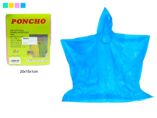 PŁASZCZ PRZECIWDESZCZOWY PONCHO 216402 50051