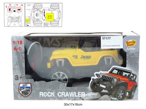 AUTO ROCK CRAWLER NA RADIO ŻÓŁTE 97177