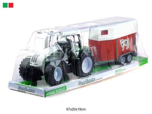 TRAKTOR Z PRZYCZEPĄ 86097