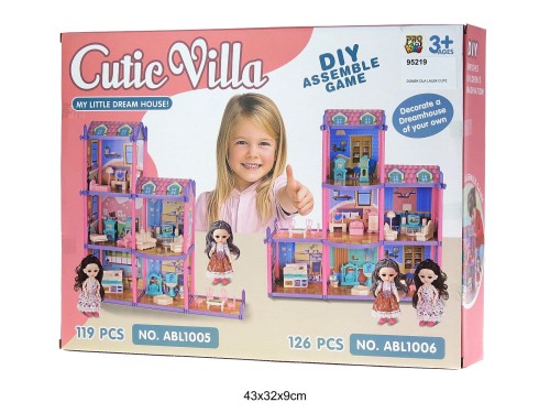 DOMEK DLA LALEK CUTE VILLA 126EL. 95219