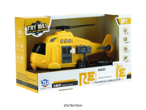 HELIKOPTER ŚWIATŁO DŹWIĘK 54253