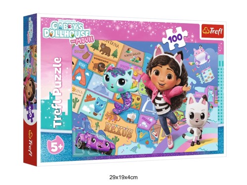 PUZZLE 100 PRZYJAŹŃ W KOCIM DOMKU 40999