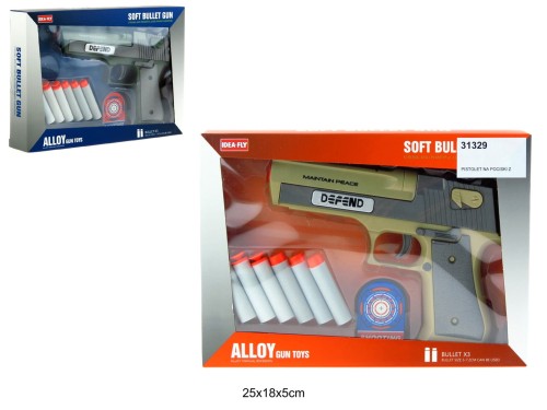 PISTOLET NA POCISKI Z PIANKI 31329
