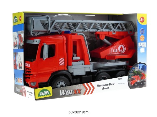 LENA STRAŻ POŻARNA MERCEDES Z DRABINĄ 72176