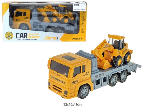 AUTO LAWETA Z POJAZDEM BUDOWLANYM 62254