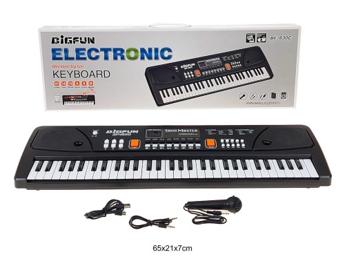 ORGANY NA BATERIE Z MIKROFONEM USB 97191
