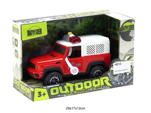 JEEP STRAŻ POŻARNA NA BATERIE W PUDEŁKU 16212