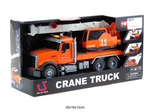 CIĘŻARÓWKA DŹWIG ZE ŚWIATŁEM I DŹWIĘKIEM 48279