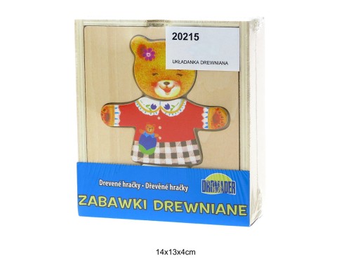 UKŁADANKA DREWNIANA MIŚ 20215