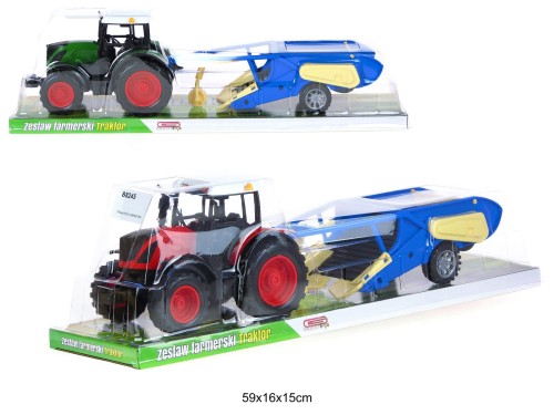 TRAKTOR Z MASZYNĄ ROLNICZĄ 88245