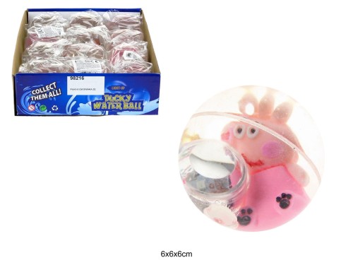 PIŁKA 6 CM ŚWINKA ZE ŚWIATŁEM 98216