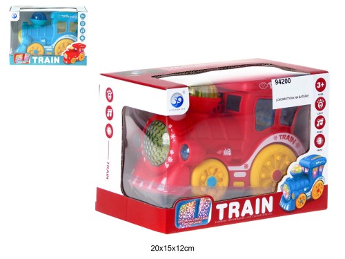 LOKOMOTYWA NA BATERIE ŚWIATŁO DŹWIĘK 94200