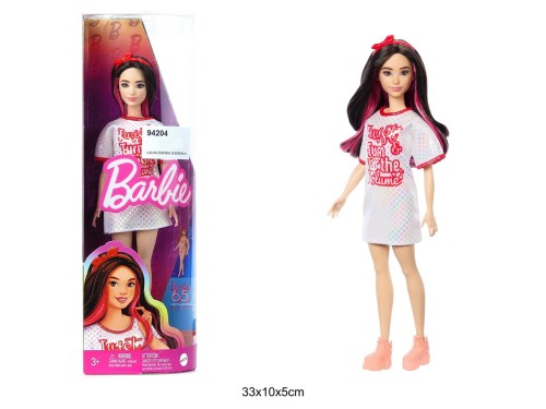 LALKA BARBIE SUKIENKA W KROPKI TWISTY 94204