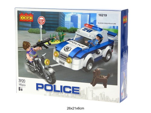 KLOCKI COGO POLICYJNE 185EL. 16219