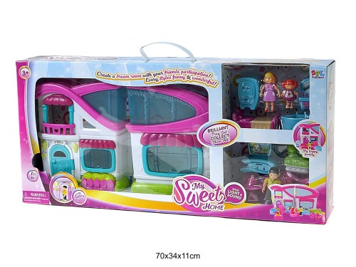 DOMEK Z FIGURKAMI I MEBLAMI 52249