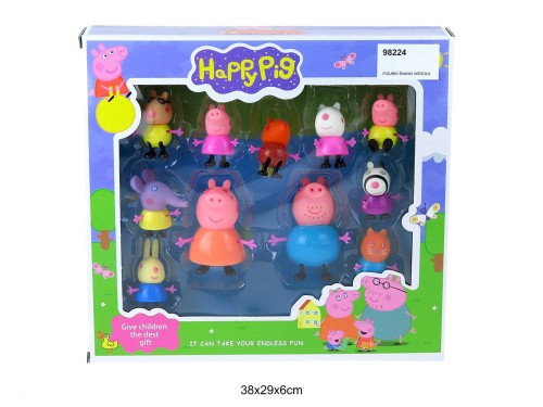 FIGURKI ŚWINKI WESOŁA RODZINKA 98224