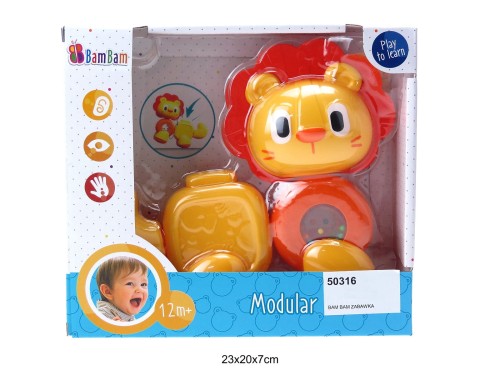 BAM BAM ZABAWKA MODUŁOWA LEWEK 50316