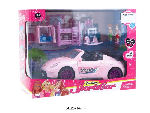 AUTO DLA LALKI Z AKCESORIAMI 70228
