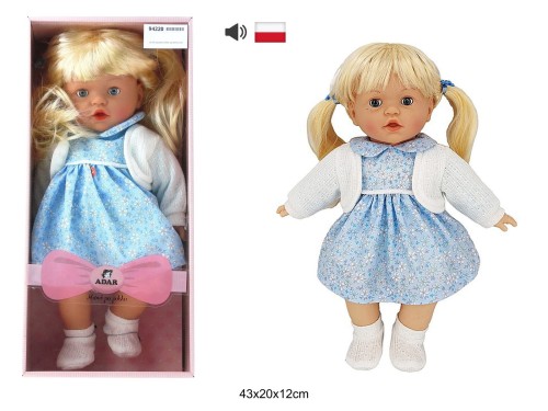 LALKA DZIEWCZYNKA 40CM POLSKI GŁOS 94220