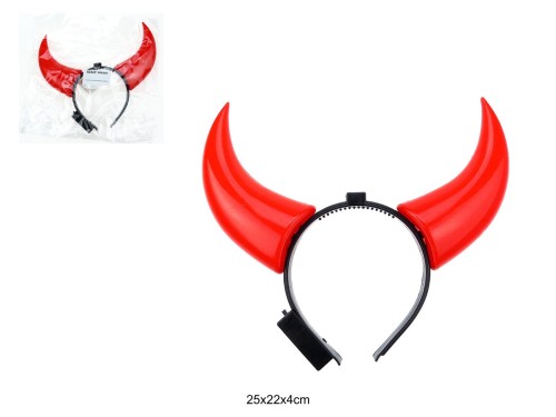 OPASKA Z ROGAMI DIABEŁKA ŚWIATŁO 03347