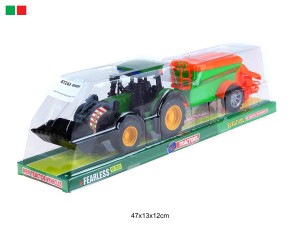 TRAKTOR Z MASZYNĄ ROLNICZĄ I TUREM 87243