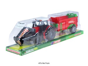 TRAKTOR Z MASZYNĄ ROLNICZĄ I TUREM 87244