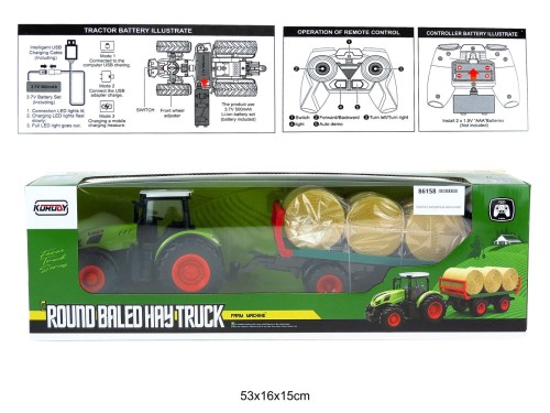 TRAKTOR Z PRZYCZEPĄ NA RADIO PAKIET 86158