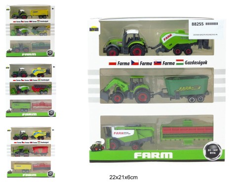 ZESTAW MASZYN ROLNICZYCH W PUDEŁKU 88255