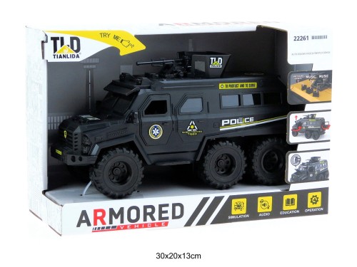 AUTO BOJOWE POLICJA ŚWIATŁO DŹWIĘK 22261