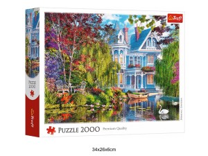 PUZZLE 2000 DOM NAD JEZIOREM 41215