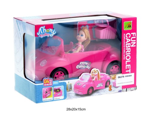 LALKA ZESTAW AUTO 24 CM AKCESORIA 06279